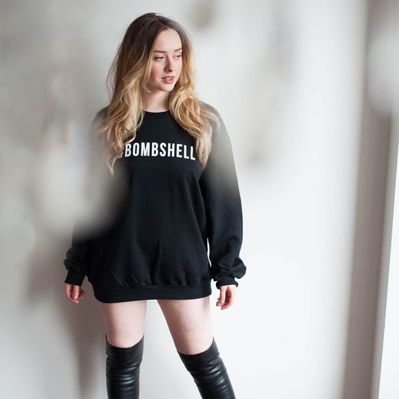 #BOMBSHELL crew neck sweatshirt - Picture 7 of 10